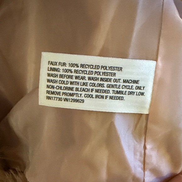 Art Class Girl’s Pink Faux Fur Jacket NWT Size XXL - Picture 5 of 8